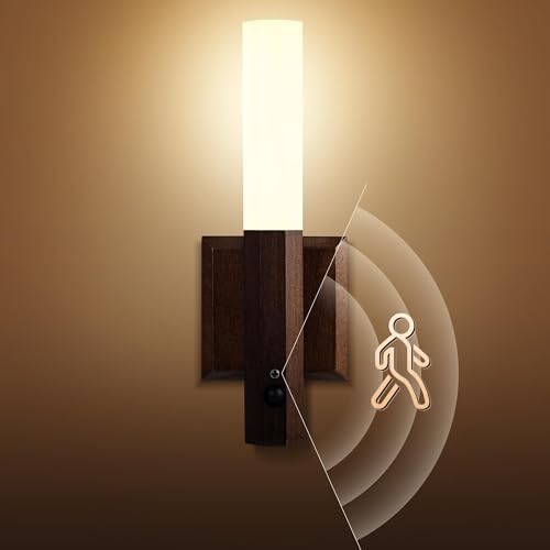 Zenro | Motion Sensor Wooden Wall Light
