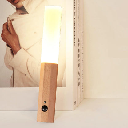 Zenro | Motion Sensor Wooden Wall Light